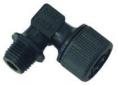Racor conexion plastico codo m10x1 tubo Ø6x8