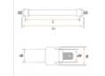 Resitencia cuarzo tostador 500w 115v roller grill