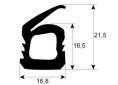 junta de puerta perfil 2275 An 290mm L 690mm medidas exteriores UE 1 3 lados  Bonnet, Thirode