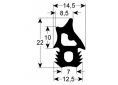Burlete Puerta 2332mm unox