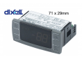 controlador electrónico DIXELL XR02CX-5N0C0 medida de montaje 71x29mm