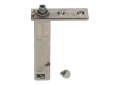 Bisagra pivot zamak con muelle cuadrada