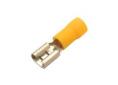 Terminal faston 6.4mm aislado hembra Ø4mm