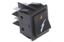 Interruptor Bipolar 30x22mm 230V 16A Led Rancilio