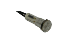 Piloto Blanco Ø10mm 12V Con Cable