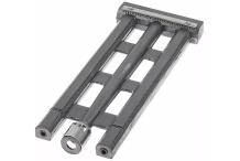 Quemador tubular 2 filas L 500mm An 170/200mm H 40mm hierro fundido FALCON