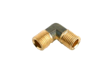 Racor Codo Contador Volumetrico Rosca 1/4