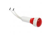 Piloto Rojo Ø10mm 200mm 230V Resistencia