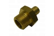 Racor Tubo Goma Caldera 3/8" Ø10mm BVM-951 Bianchi