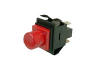 Pulsador rojo 27x22mm
