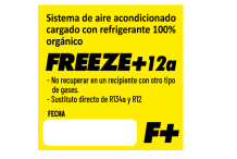 Gas refrigerante orgánico freeze+12a 750ml