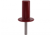 Manilla rosca M6 plástico ø 25 mm rojo D1 ø 65 mm L 150 mm RGV