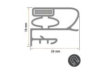 Burlete 705x490mm Pvc Gris COMERSA