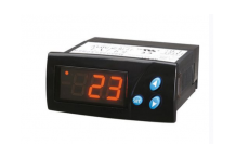 Controlador eletrónico 2 relés 2 entradas sonda PTC dígitos rojos S-Link 230v KELD