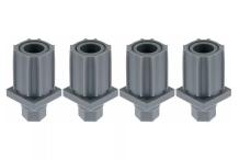 PATA REGULABLE POLIAMIDA 40x40mm (4 uds)