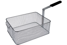 Cesto de freidora B1 245 mm L1 320 mm H1 120 mm anchura de gancho 90 mm acero cromado para OLIS