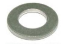 Arandela m10 din-125 inox 10.5x20x1.5 (10 unidades) Jemi