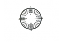 Rejilla ventilador Ø203mm plástico