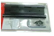 Bisagra vaiven negra 180x40 puertas armarios