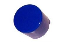 Boton pulsador azul crystaline