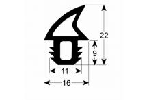 Burlete horno perfil 2757 para fimor y varios (1 metro)