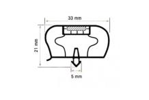 Burlete para frigorífico  infrico an 631mm l 1542mm