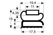 Burlete para frigorífico franke an 595mm l  699mm