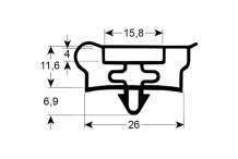 Burlete para frigorífico ime turbo an 464mm l 1530mm