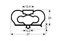 Burlete para frigorífico  infrico an 631mm l 1542mm