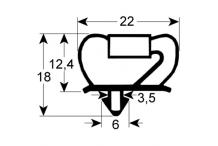 Burlete para frigorífico misa an 853mm l 1920mm
