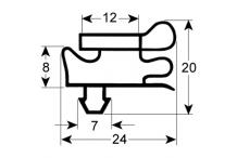 Burlete para frigorífico  tefcold  an 575mm l 1610mm
