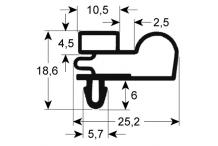Burlete para frigorífico unifrigor  an 598mm l 693mm