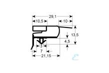 Burlete perfil 9773 276x404mm zanussi/electrolux