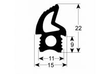 junta de puerta perfil 2769 L 2200mm UE 1 unox