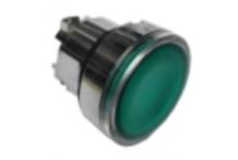 Cabeza pulsador interruptor verde jemi