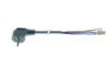 Cable de conexión cee7/7 tipo e+f 3 polos contactos p+n+t