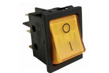 Pulsador Ámbar 30x22mm 230V Bipolar