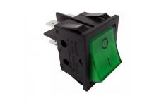 Pulsador Verde 30x22mm 230V Bipolar