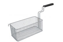 cesto de freidora L1 290mm B1 135mm H1 120mm L2 490mm H2 175mm H3 220mm acero cromado