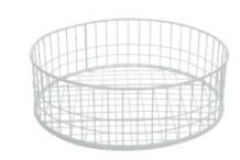 Cesta para vajillas diversas ø ext. 350mm H 110mm