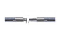 tubo de ducha empalmes 1/2" L 1000mm inox p de trabajo 10bar p de reventamiento 40bar