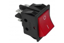 Pulsador Rojo 30x22mm 230V Bipolar