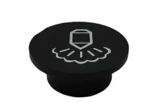 Tapa Mando Vapor Negro Vbm