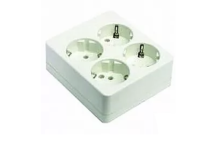 Base Enchufe 4 Conexiones 16A Sin Cable Varios