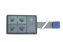 Membrana Botonera Gris 6 Teclas Due Faema