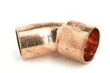 Codo Cobre 45º Ø13x15mm MACHO-HEMBRA Varios Fabricantes