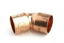 Codo Cobre 45º 3/8 HEMBRA-HEMBRA Varios Fabricantes