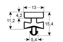 Burlete Magnético Encastre P.9380 L=2500mm 137283