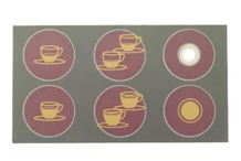 Pegatina Botonera Italcrem