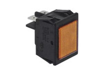 Piloto Ámbar 30x22mm 230V 16A Linea Blanca